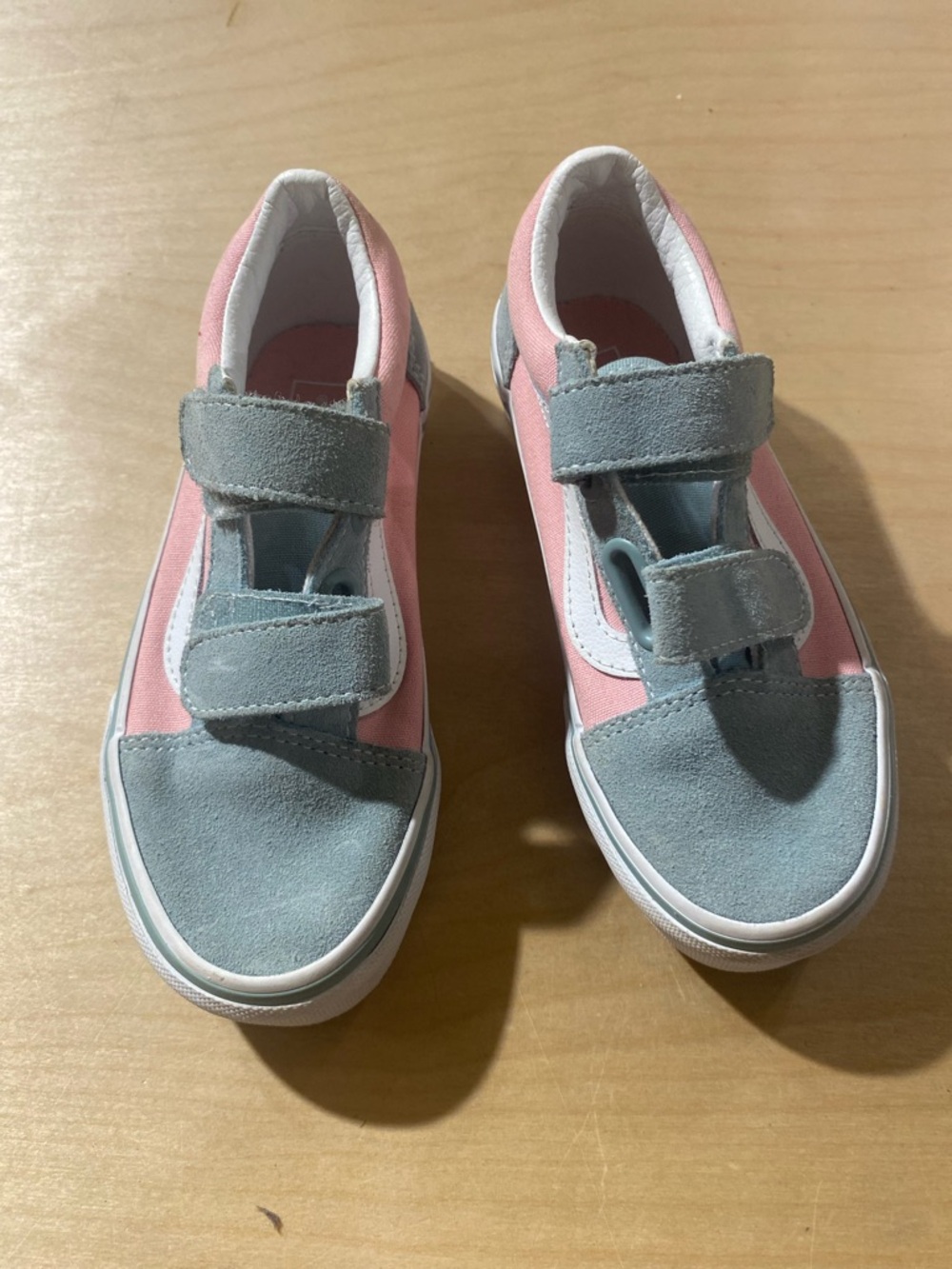 Vans Kids Two-Tone Pink and Light Blue Sneakers 13.0 (Box 1) - Picture 2 of 12